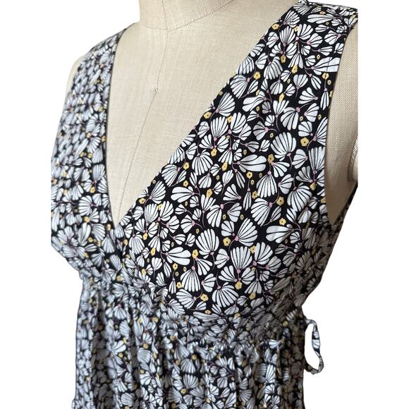 MAX STUDIO Floral Sleeveless A-Line Dress Size XS X-Small - Picture 2 of 7